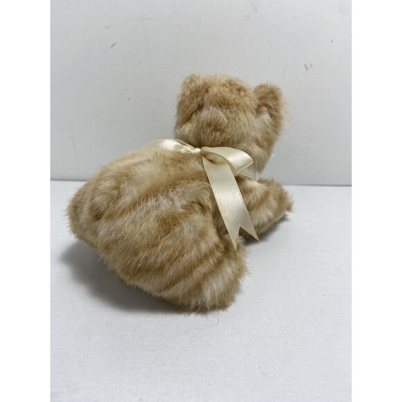 Vintage Unbranded Orange Tiger Kitten Plush  Small Hands Stuffed Animal 5.5 in - Picture 4 of 6